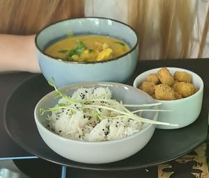 Curry with tofu at Moringa in Augustow