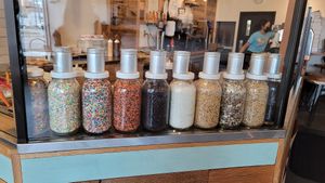 Yummy goodies at Benny's Donuts in Corvallis