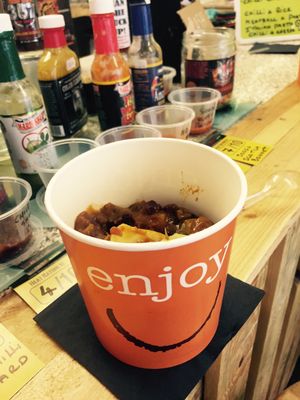 vegan chili and rice pot, or enjoy as a wrap. at Chelle's Pantry in Rochester