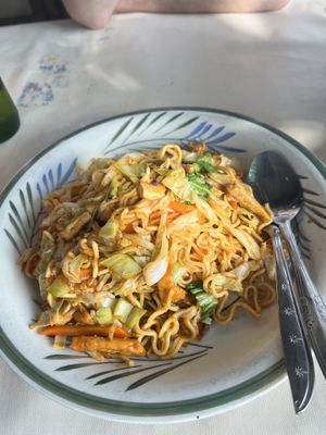 Noodle with tofu   at Martini's Warung in Manggis