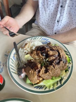 Gado gado with tofu and tempeh   at Martini's Warung in Manggis
