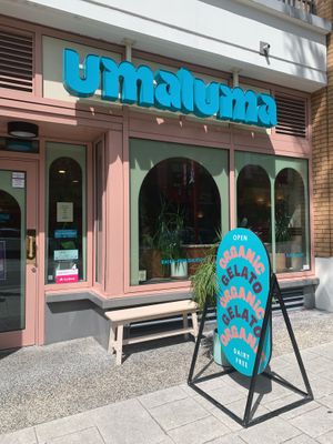store front at Umaluma Dairy-Free Gelato in Vancouver
