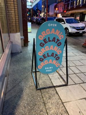 Outside at Umaluma Dairy-Free Gelato in Vancouver