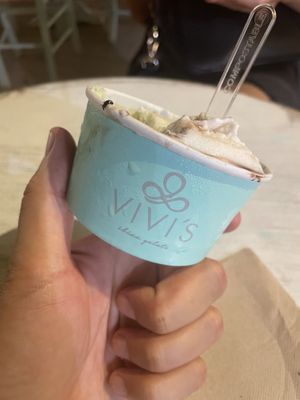   at Vivi's Creamery in Ibiza