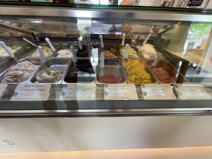 So many options!  at Vivi's Creamery in Ibiza