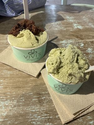   at Vivi's Creamery in Ibiza