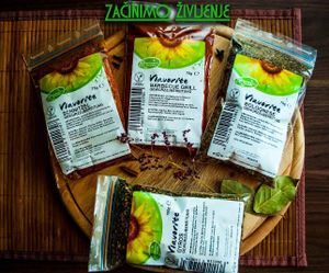 Vegan spices at KaMa in Kranj