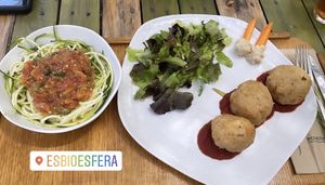 Menú Vegano at Esbioesfera in Cardedeu