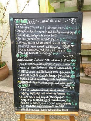 Menú cap de setmana at Esbioesfera in Cardedeu