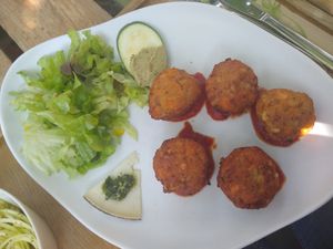 Mandonguilles at Esbioesfera in Cardedeu