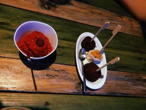 Postres molt bones at Esbioesfera in Cardedeu