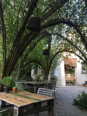 L'ambient és molt agradable  at Esbioesfera in Cardedeu