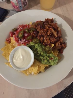 Super tasty vegan nachos!!  at Wags N Tales in Surbiton