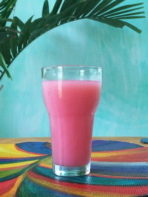 Fresh juices at  Soo Soom Ba Vegetarian  in Hope Bay