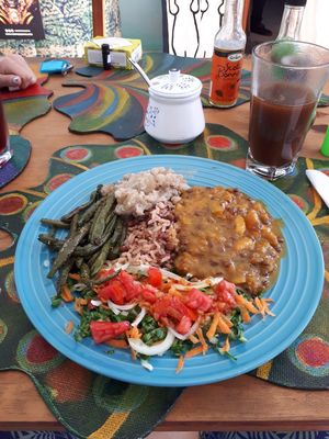 soo soom ba - feb 2019 at  Soo Soom Ba Vegetarian  in Hope Bay