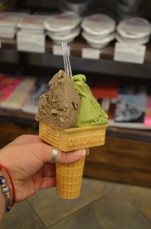 Gelato at Premarché Gelateria in Kyoto