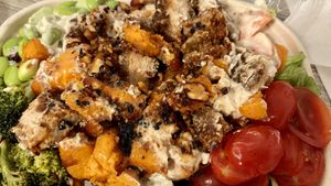 Purity Bowl (added fried chicken)  at Pow Pow - H St NE in Washington