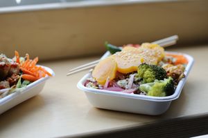 Girl from Iwo Jima house-made vegan feta! at Pow Pow - H St NE in Washington