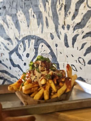 Trolley Fries,  yum at Pow Pow - H St NE in Washington