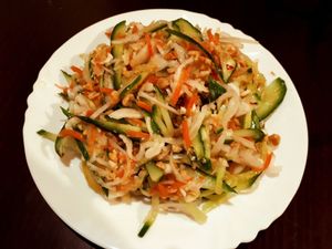 salad at Amitabha in Prague