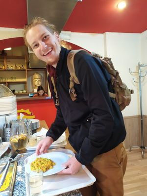 Biggest fan at Amitabha in Prague