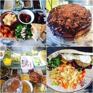 yummy treats at T-Potters Cafe and Studio in Arbroath