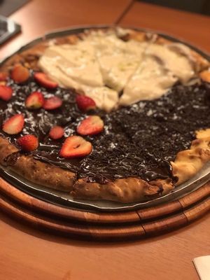 Chocolate e mousse de limão 🥲 at Pop Vegan Food in Sao Paulo