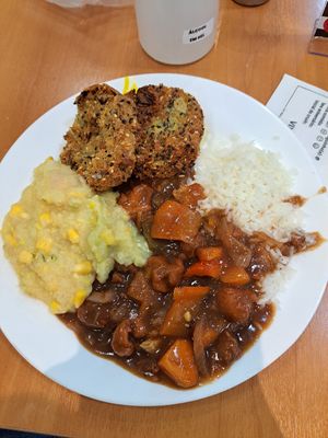 Plate 1 at Pop Vegan Food in Sao Paulo