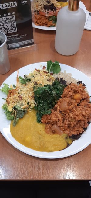 Taxa única de 15 reais para o self service at Pop Vegan Food in Sao Paulo