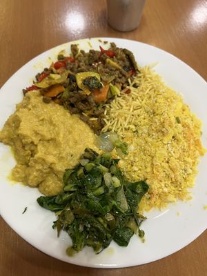 Lunch buffet   at Pop Vegan Food in Sao Paulo