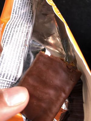 Vegan bars sold at counter   at Pop Vegan Food in Sao Paulo