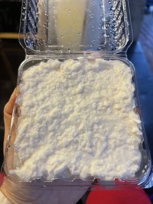 Desert: pudim de tapioca with coconut milk   #Veganuary at Pop Vegan Food in Sao Paulo