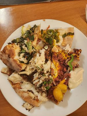 pizzas at Pop Vegan Food in Sao Paulo