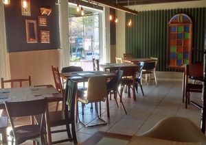 Inside at Straveganzza in Curitiba