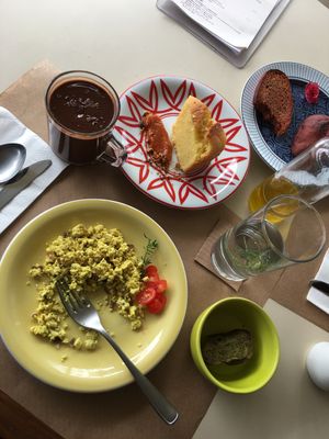 All vegan at Straveganzza in Curitiba