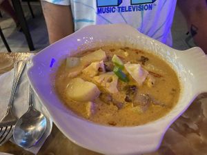 cauliflower curry  at Dow Vegan Restaurant in Koh Phi Phi