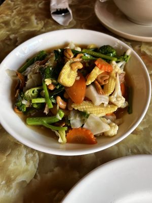 Cashews  at Dow Vegan Restaurant in Koh Phi Phi