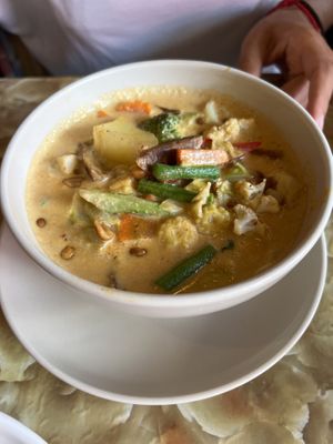 Massaman curry  at Dow Vegan Restaurant in Koh Phi Phi