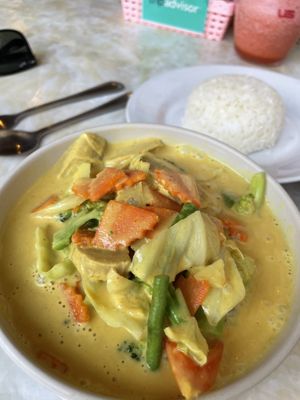 Massaman curry   at Dow Vegan Restaurant in Koh Phi Phi