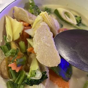 Vegan chicken   at Dow Vegan Restaurant in Koh Phi Phi