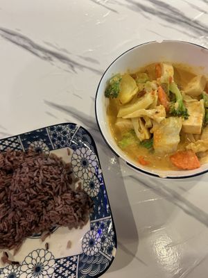 Super tasty curry!  at Dow Vegan Restaurant in Koh Phi Phi