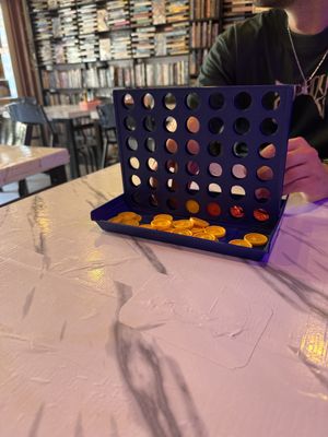 Game while we wait  at Dow Vegan Restaurant in Koh Phi Phi