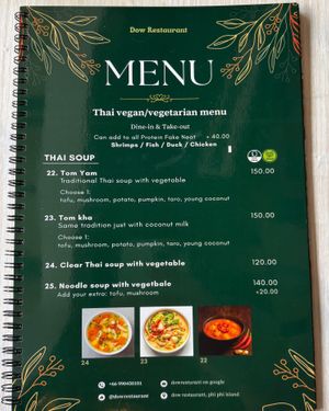   at Dow Vegan Restaurant in Koh Phi Phi