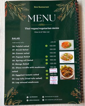   at Dow Vegan Restaurant in Koh Phi Phi