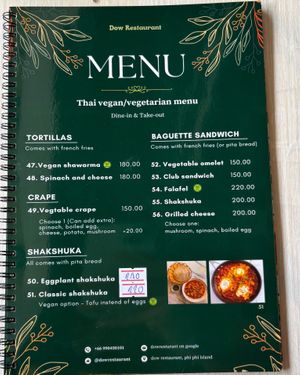   at Dow Vegan Restaurant in Koh Phi Phi