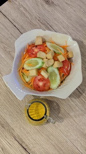 A variety of the dishes  at Dow Vegan Restaurant in Koh Phi Phi