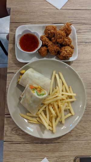 A variety of the dishes  at Dow Vegan Restaurant in Koh Phi Phi