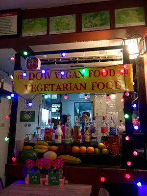 A variety of the dishes  at Dow Vegan Restaurant in Koh Phi Phi