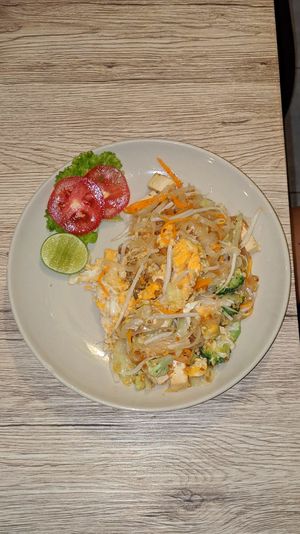 A variety of the dishes at Dow Vegan Restaurant in Koh Phi Phi