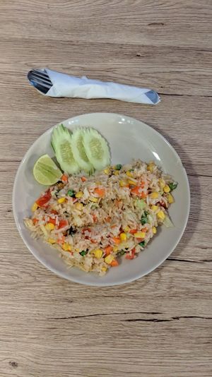 A variety of the dishes  at Dow Vegan Restaurant in Koh Phi Phi